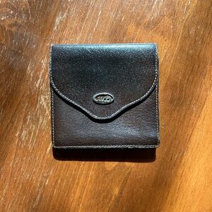 Vintage Gucci Brown Leather Wallet or Coin Purse